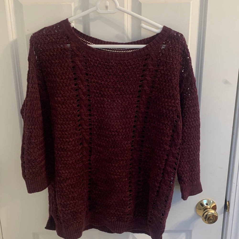 Fat face maroon sweater
